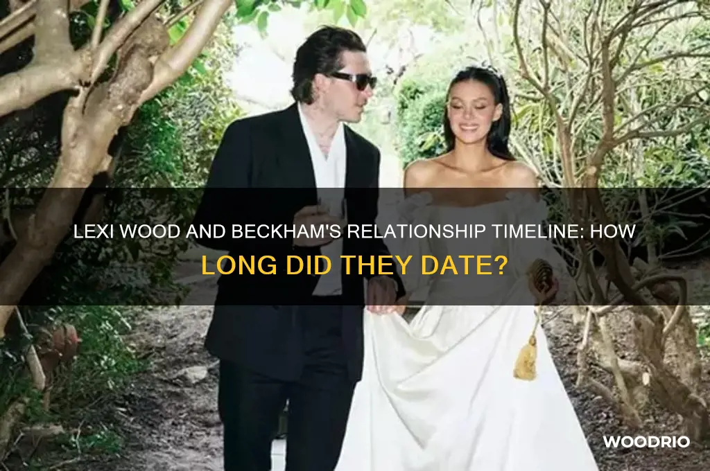 how long did lexi wood and beckham date