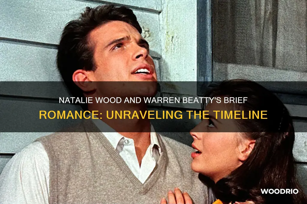 how long did natalie wood and warren beatty date