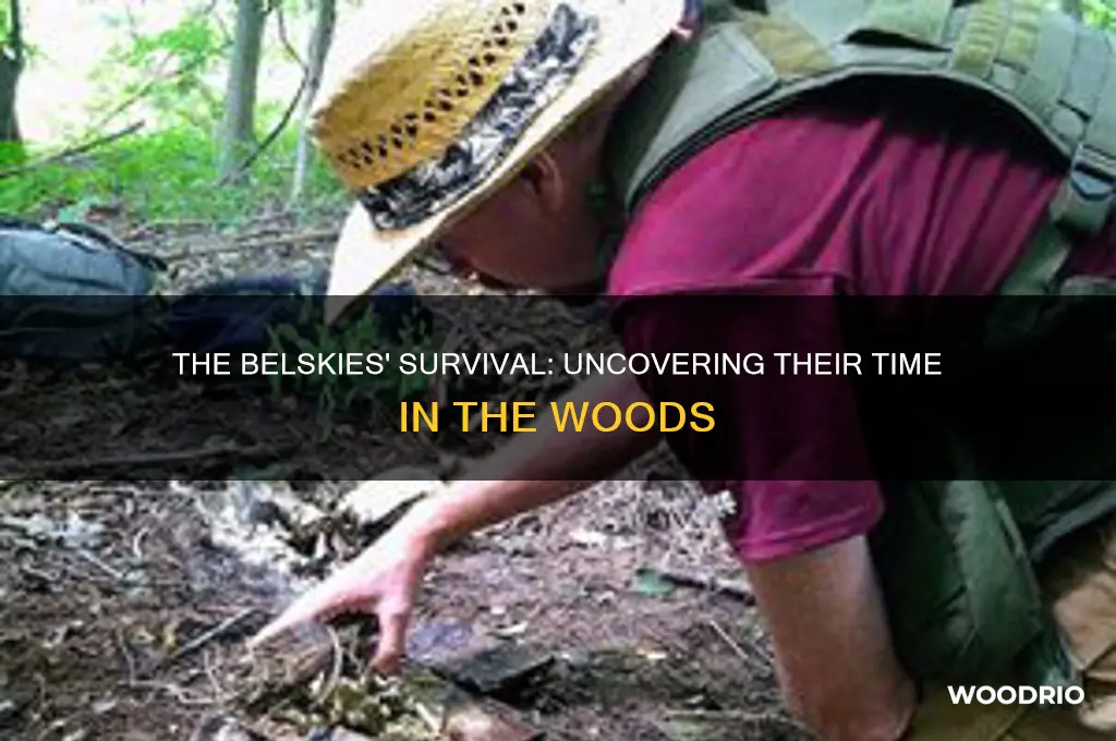 how long did the belskies live in the woods