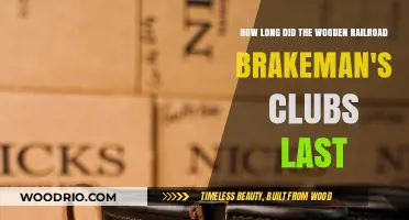 Durability of Wooden Railroad Brakeman's Clubs: A Historical Lifespan Overview
