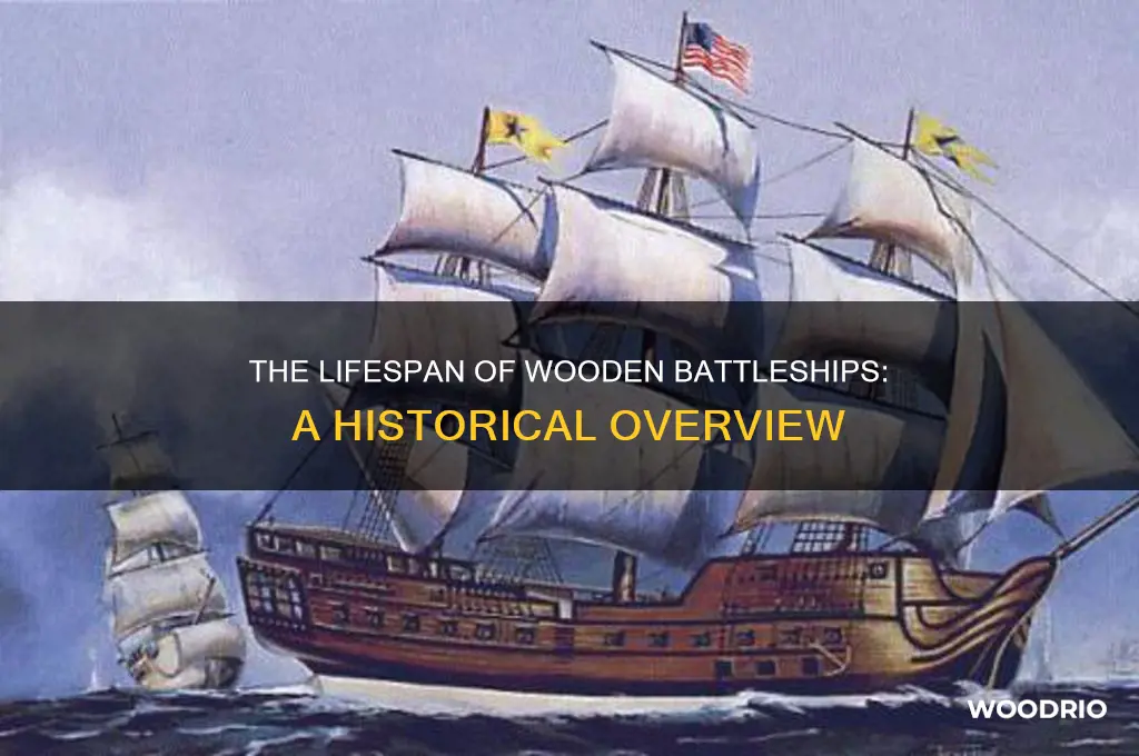 how long did wooden battleships last