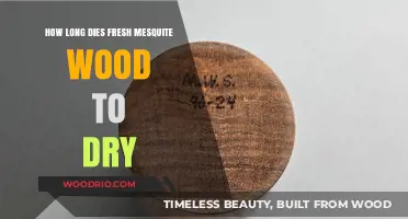 Drying Fresh Mesquite Wood: Timeframe and Best Practices Explained