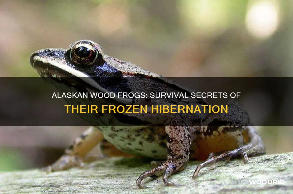 how long do alaskan wood frogs stay frozen