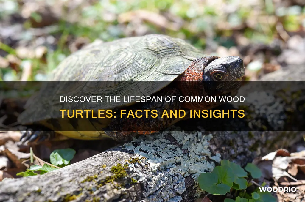 how long do common wood turtles live