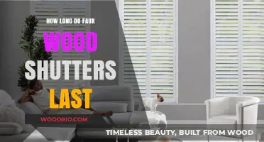 Durability of Faux Wood Shutters: Lifespan and Maintenance Tips