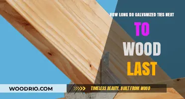 Galvanized Ties Near Wood: Lifespan and Durability Explained