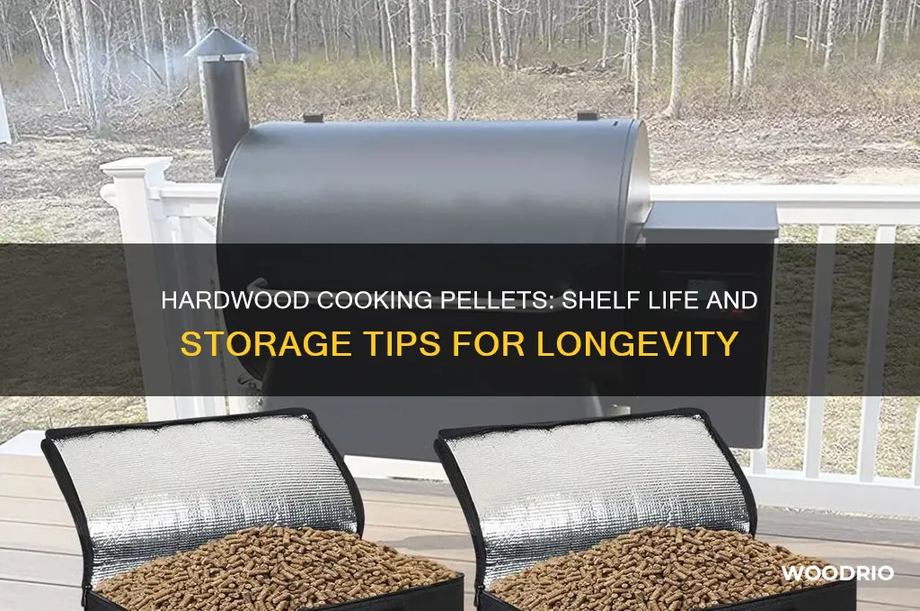 how long do hard wood cooking pellets last
