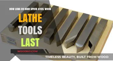 High-Speed Steel Wood Lathe Tools Lifespan: Factors and Durability