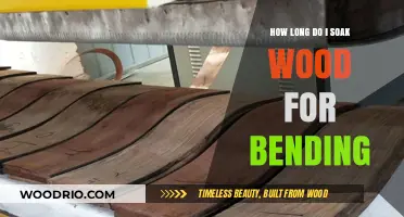 Mastering Wood Bending: Optimal Soaking Time for Perfect Curves