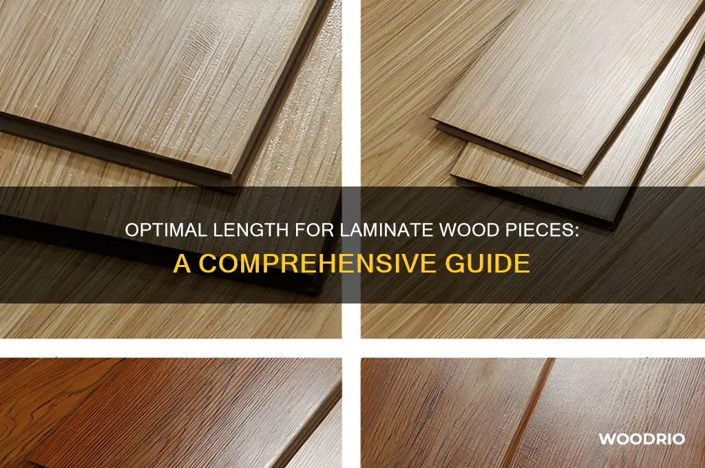 how long do laminate wood pieces need to be