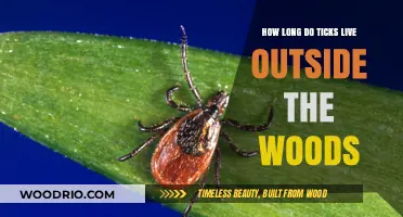 Ticks Beyond the Woods: Lifespan and Survival Outside Forest Habitats