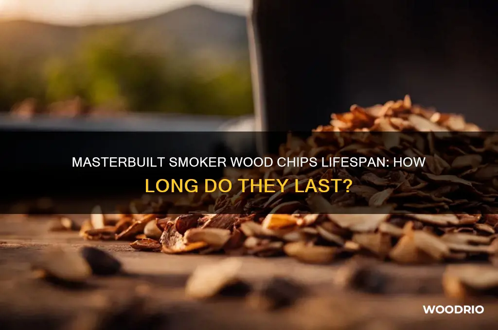 how long do wood chips last in a masterbuilt smoker