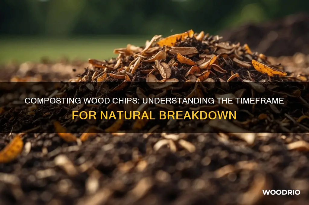 how long do wood chips take to compost