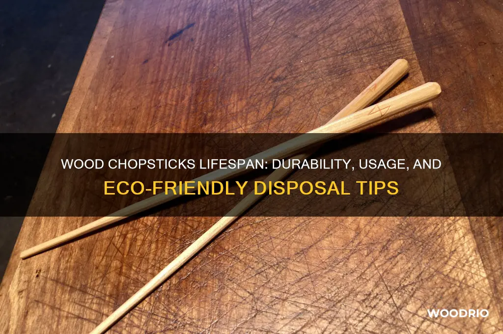 how long do wood chopsticks last
