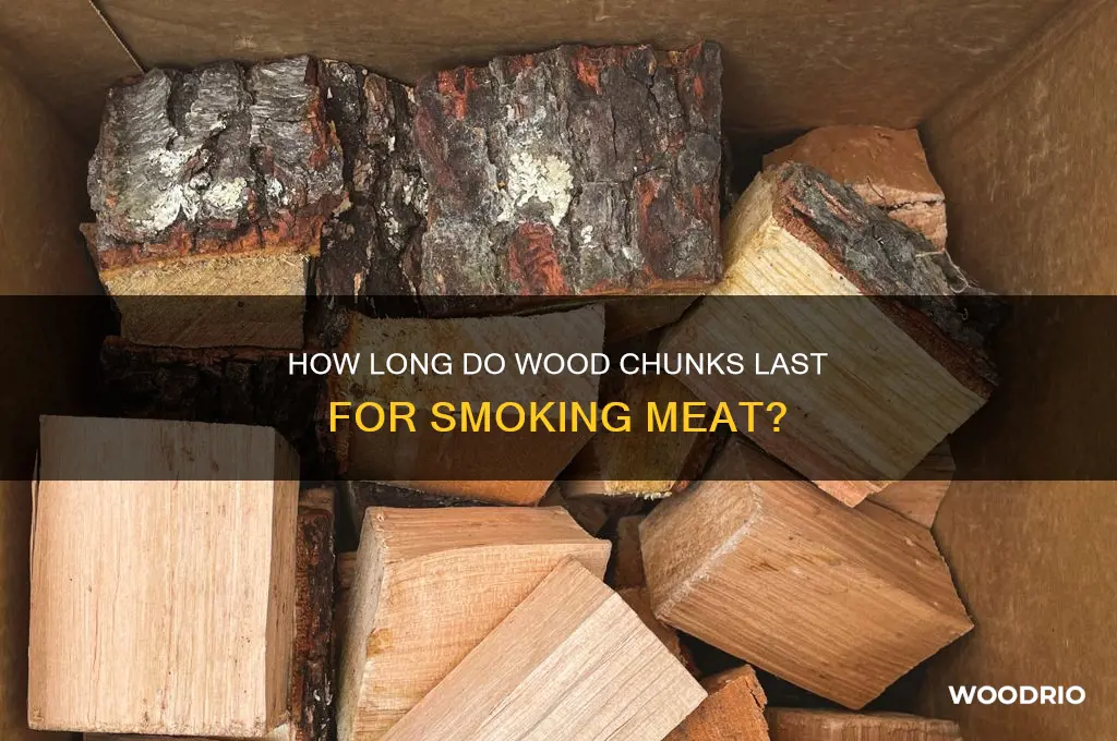how long do wood chunks last