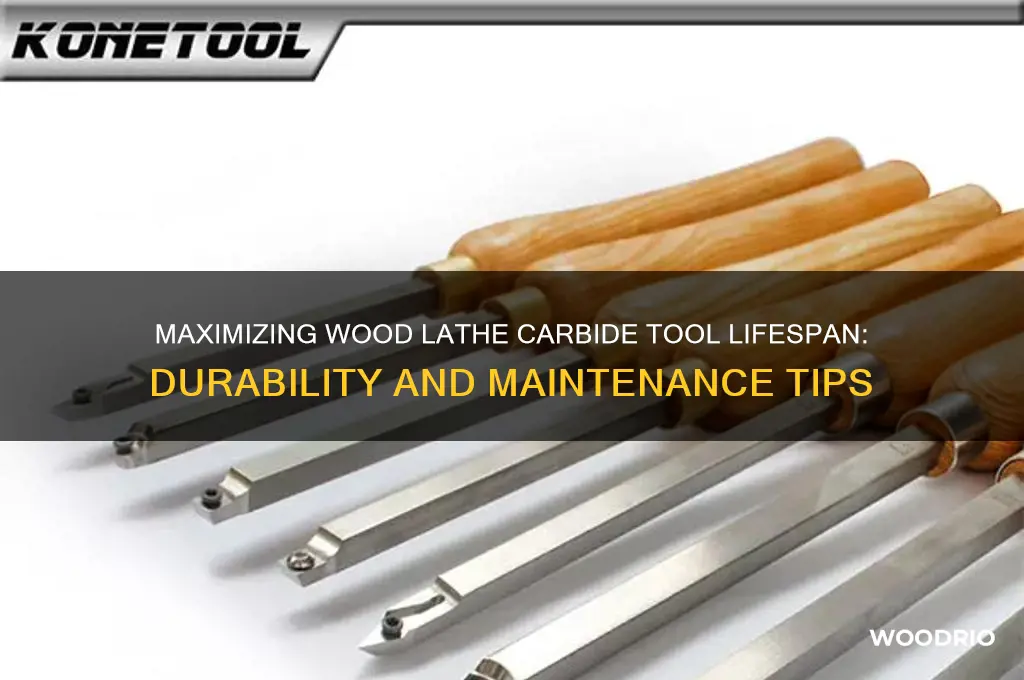 how long do wood lathe carbide tools last