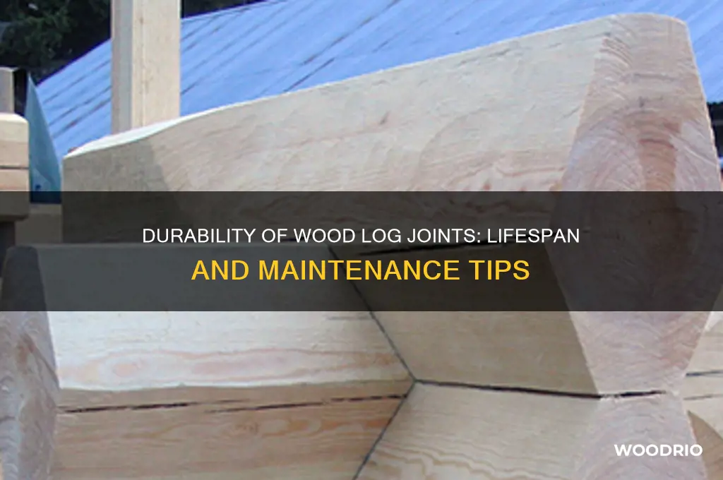 how long do wood logs joints last