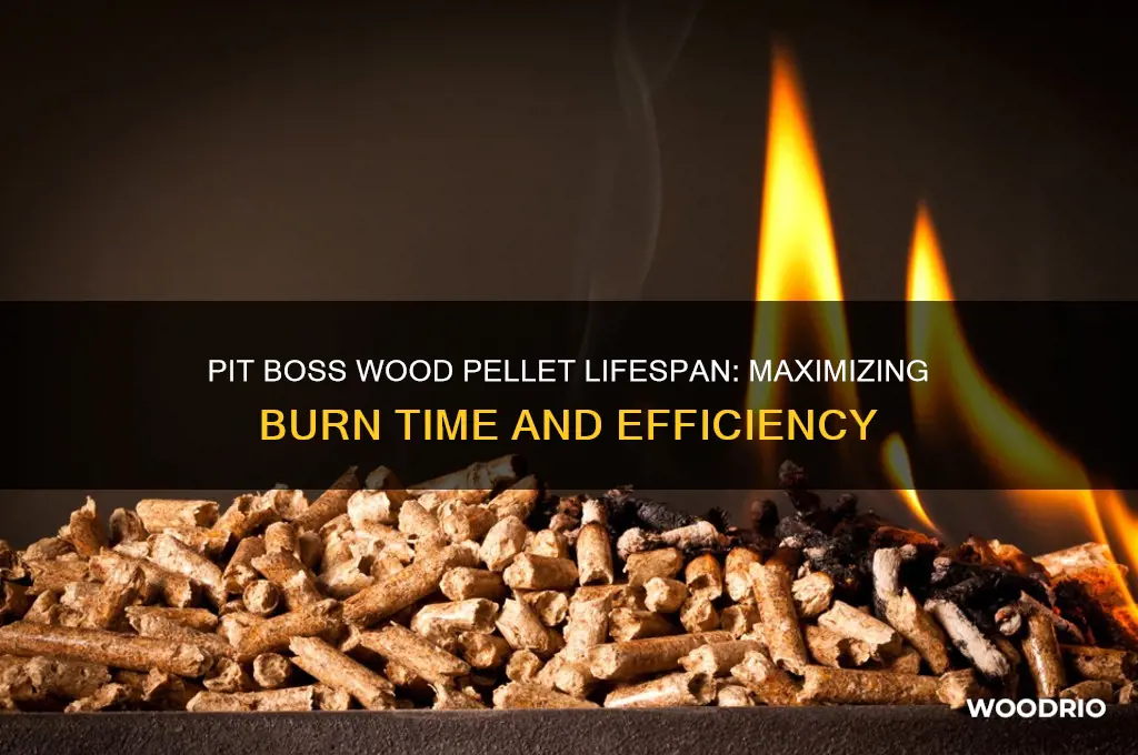 how long do wood pellets last in pit boss
