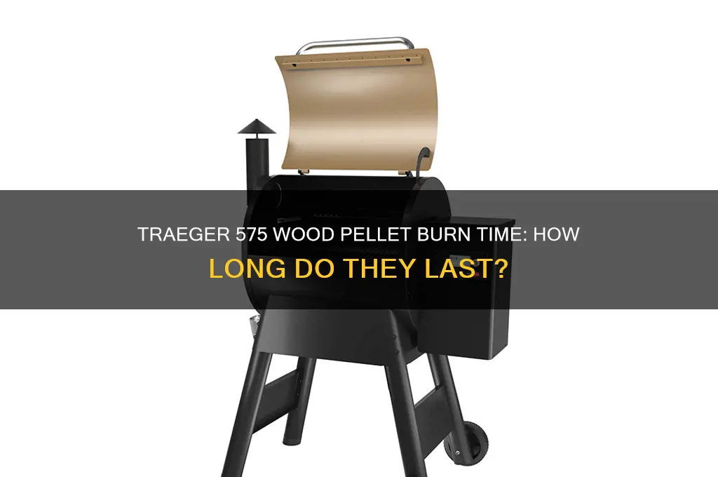 how long do wood pellets last in traeger 575
