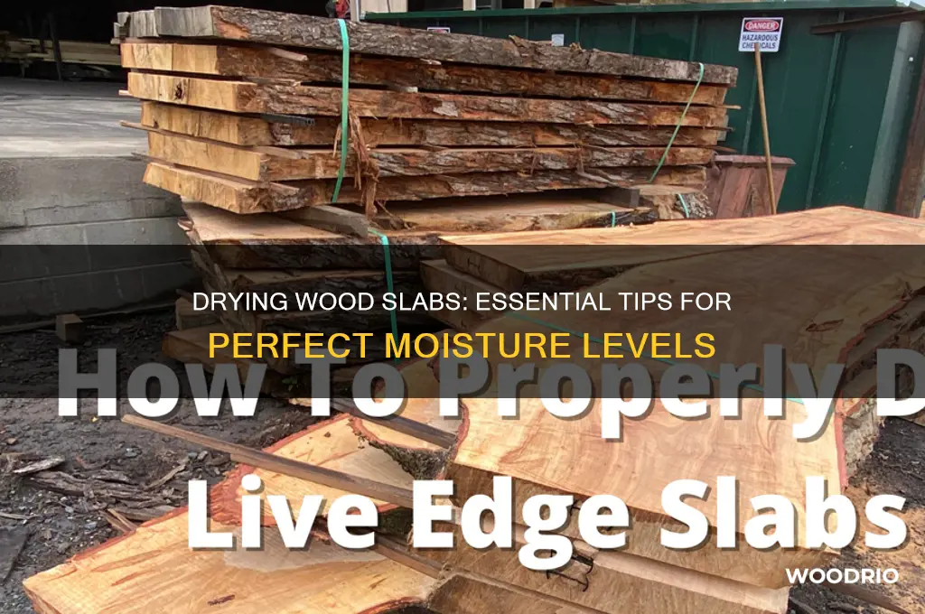 how long do wood slabs need to dry