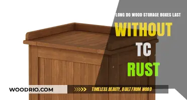 Durability of Wood Storage Boxes: Lifespan Without TC Rust Protection