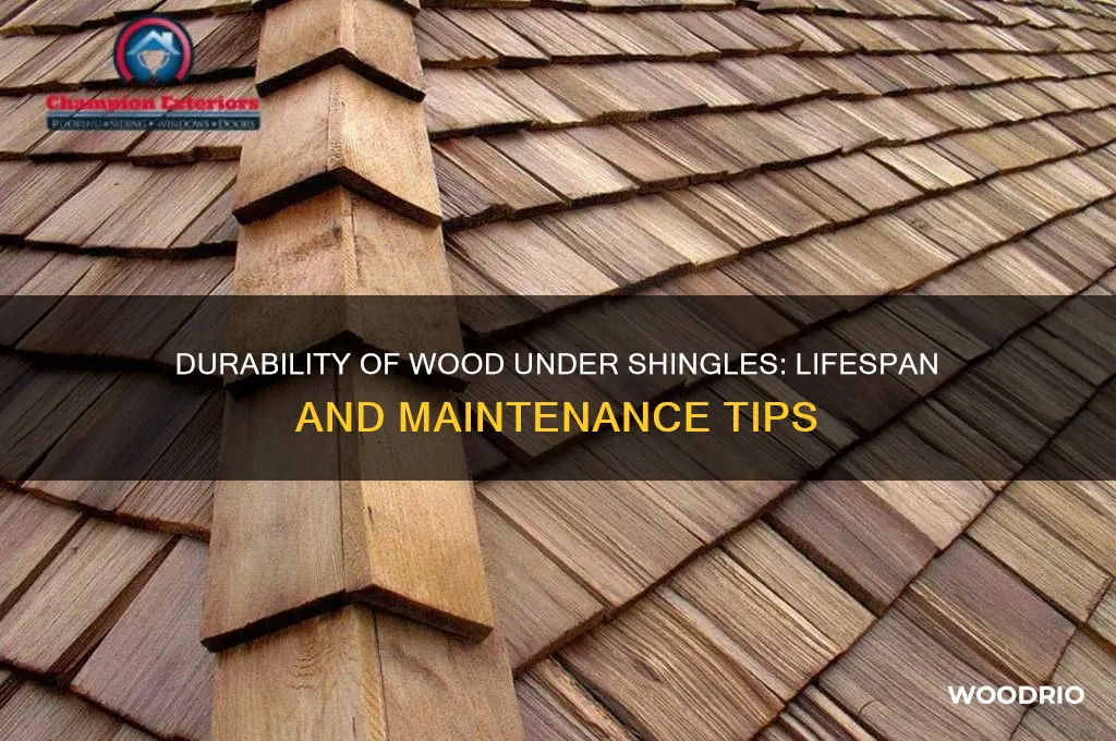 how long do wood under shingles last
