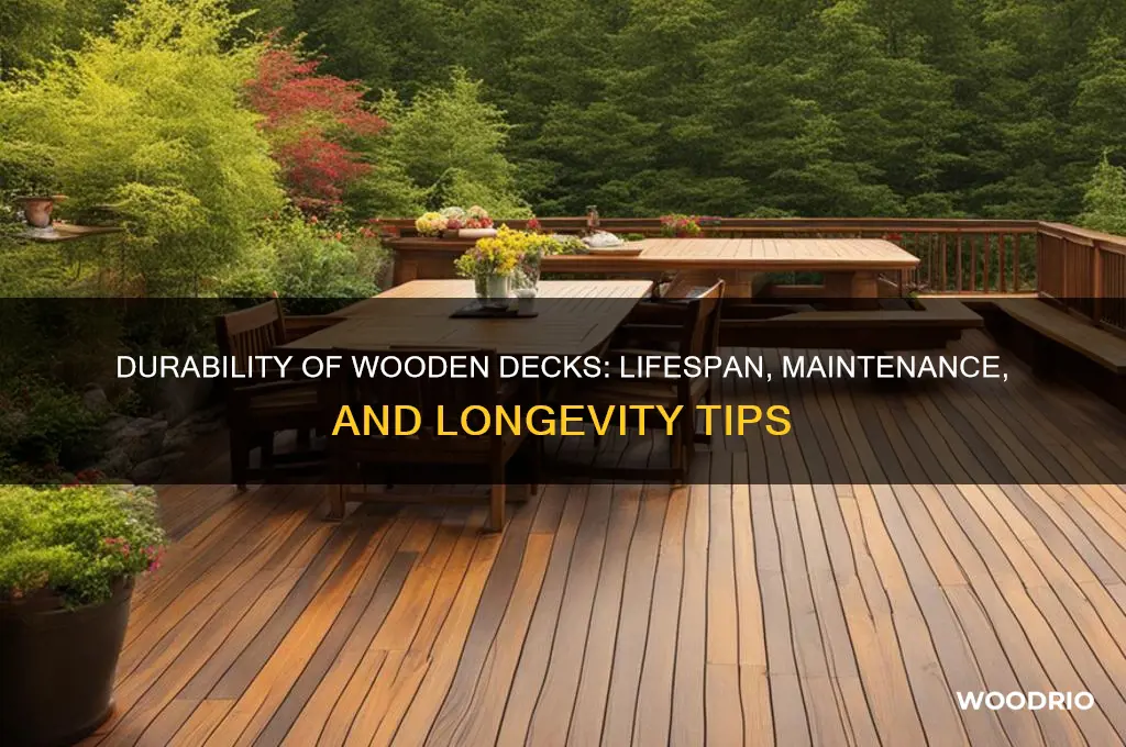 how long do wooden decks last