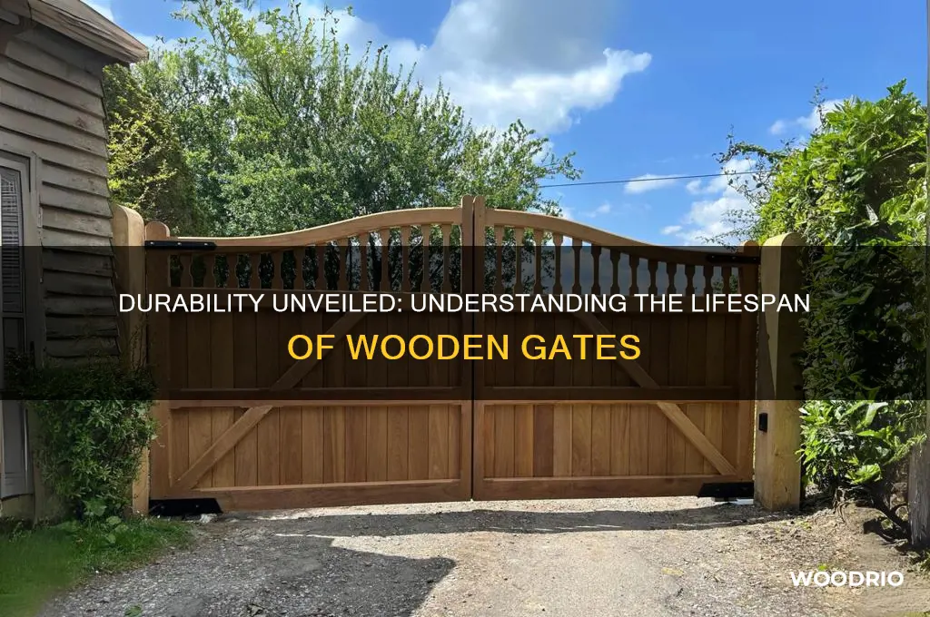 how long do wooden gates last