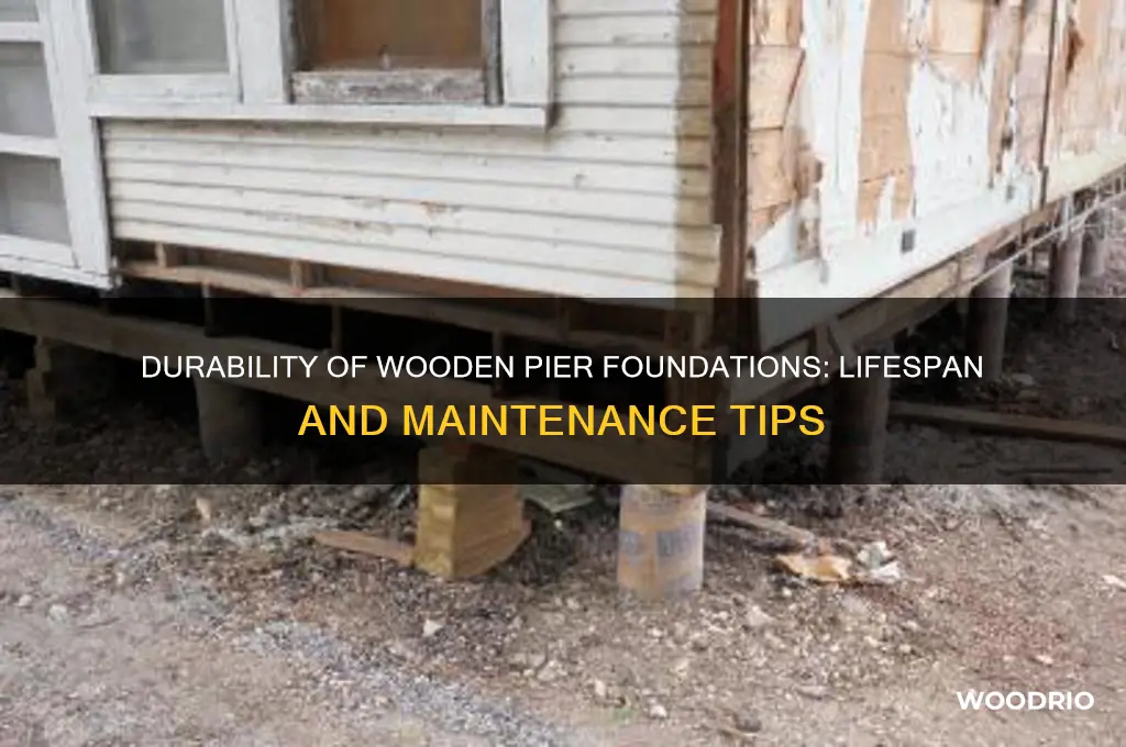 how long do wooden pier foundations last