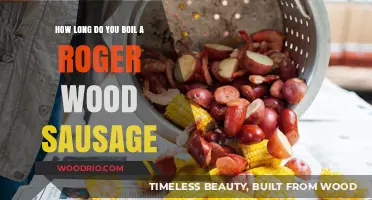 Perfect Roger Wood Sausage: Optimal Boiling Time for Juicy Results