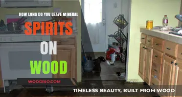 Mineral Spirits on Wood: Optimal Drying Time for Perfect Finish