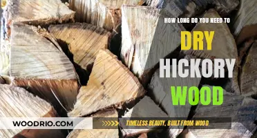 Drying Hickory Wood: Optimal Time for Perfect Seasoning and Use
