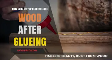 Optimal Wood Glue Drying Time: How Long to Wait After Gluing