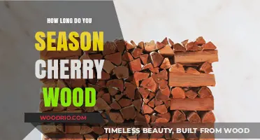 Seasoning Cherry Wood: Optimal Time for Perfect Flavor and Results