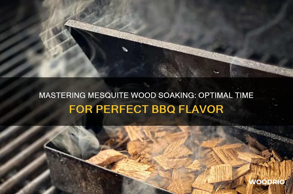 how long do you soak mesquite wood