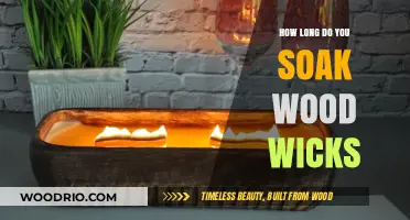 Perfect Soaking Time for Wood Wicks: A Beginner's Guide