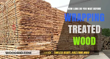 Treated Wood Wrapping: Optimal Waiting Time for Best Results