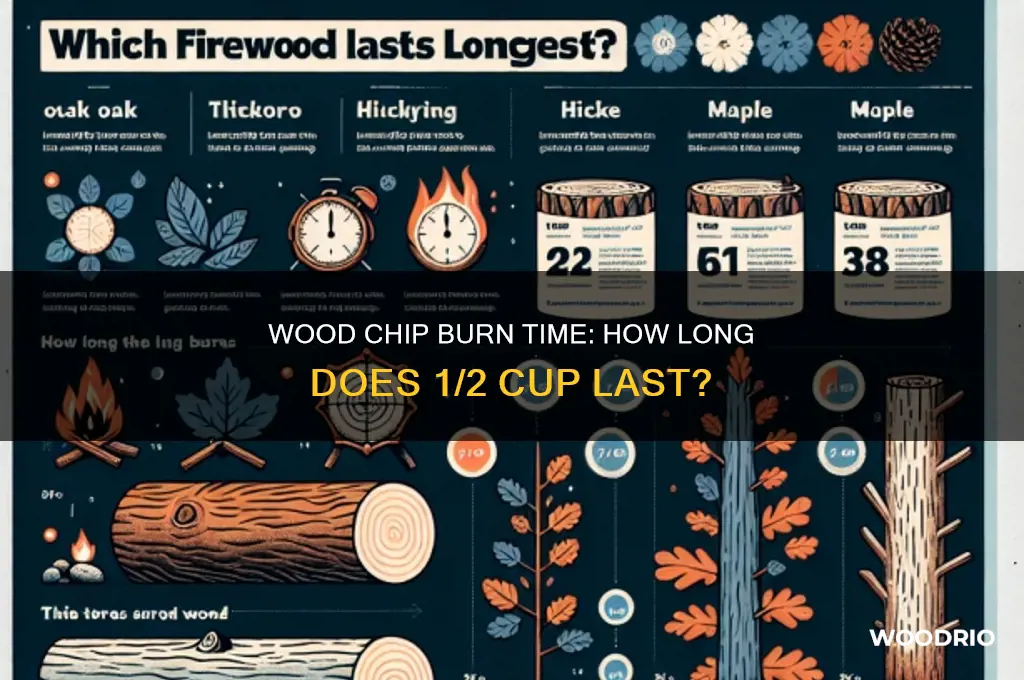 how long does 1 2 cup of wood chips last