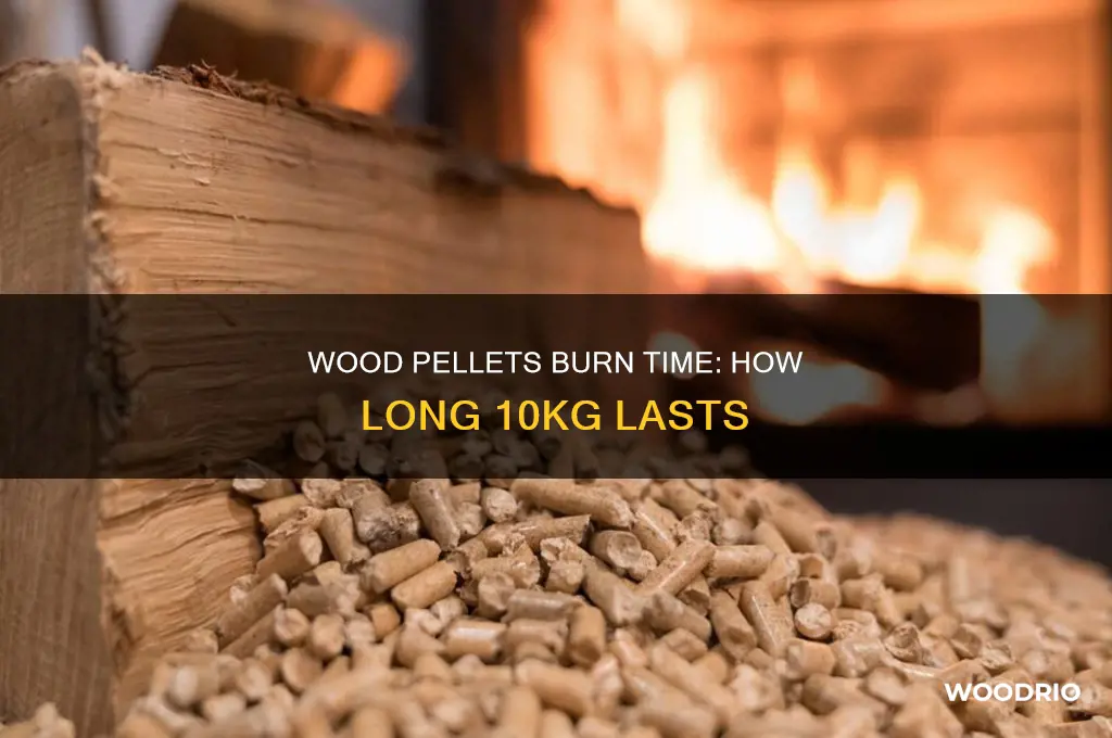 how long does 10 kg of wood pellets last