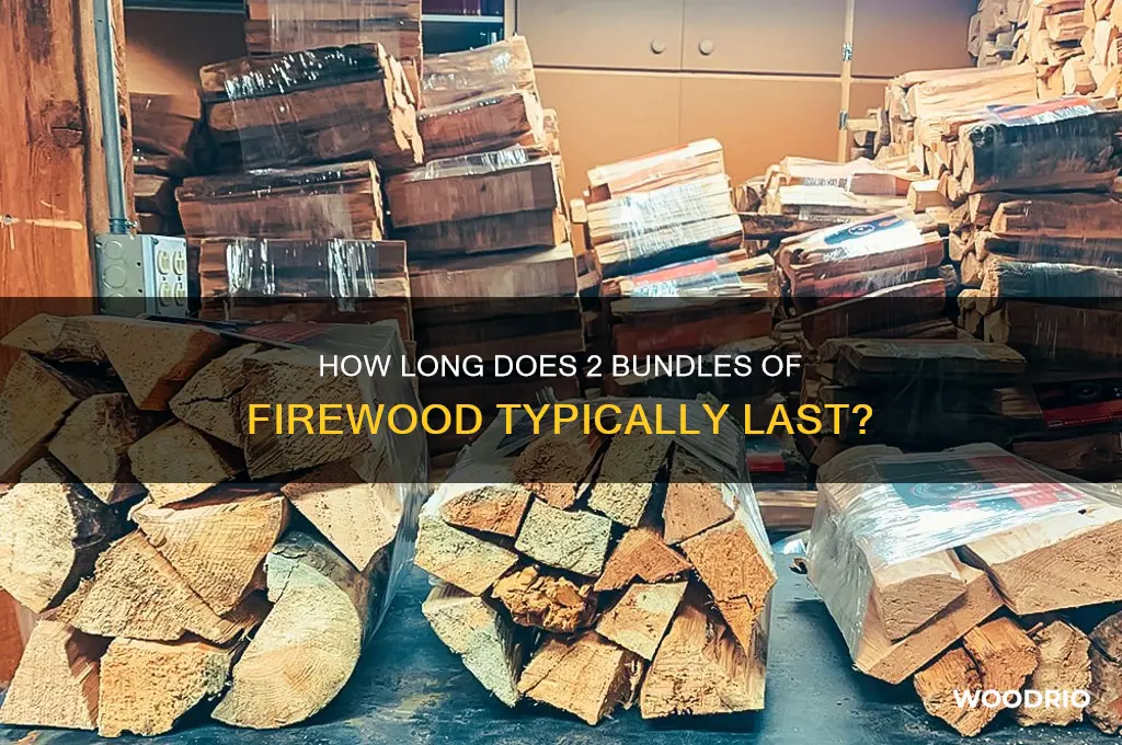 how long does 2 bundle of wood last