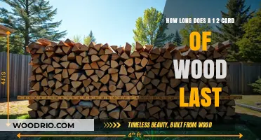 How Long Does a Half Cord of Wood Typically Last?