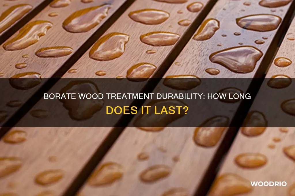 how long does a borate wood treatment last
