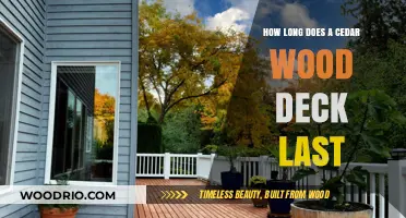 Cedar Wood Deck Lifespan: Durability, Maintenance, and Longevity Explained
