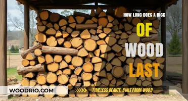 How Long Does a Rick of Wood Last? A Comprehensive Guide