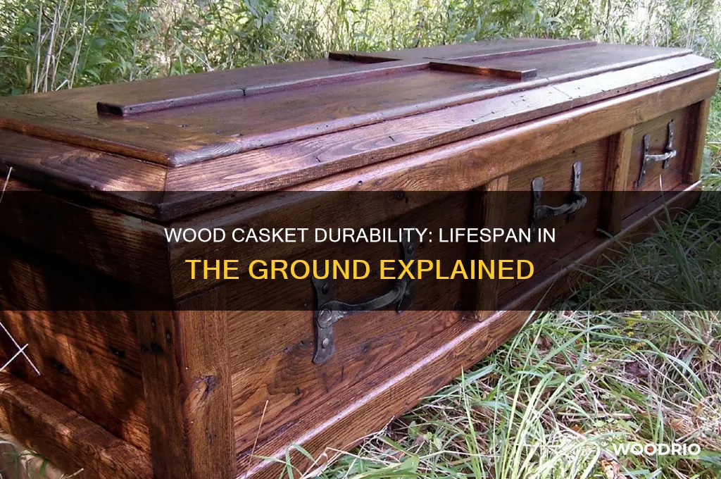 how long does a wood casket last in the ground