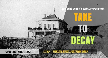 Wooden Cliff Platforms: Understanding Their Decay Timeline in Nature