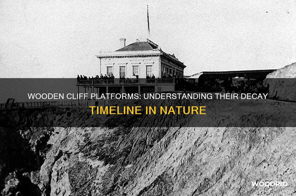 how long does a wood cliff platform take to decay