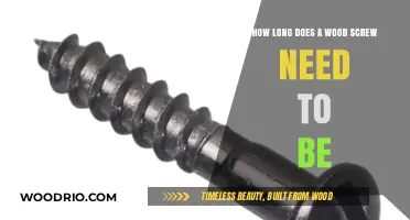 Choosing the Right Wood Screw Length for Your Project