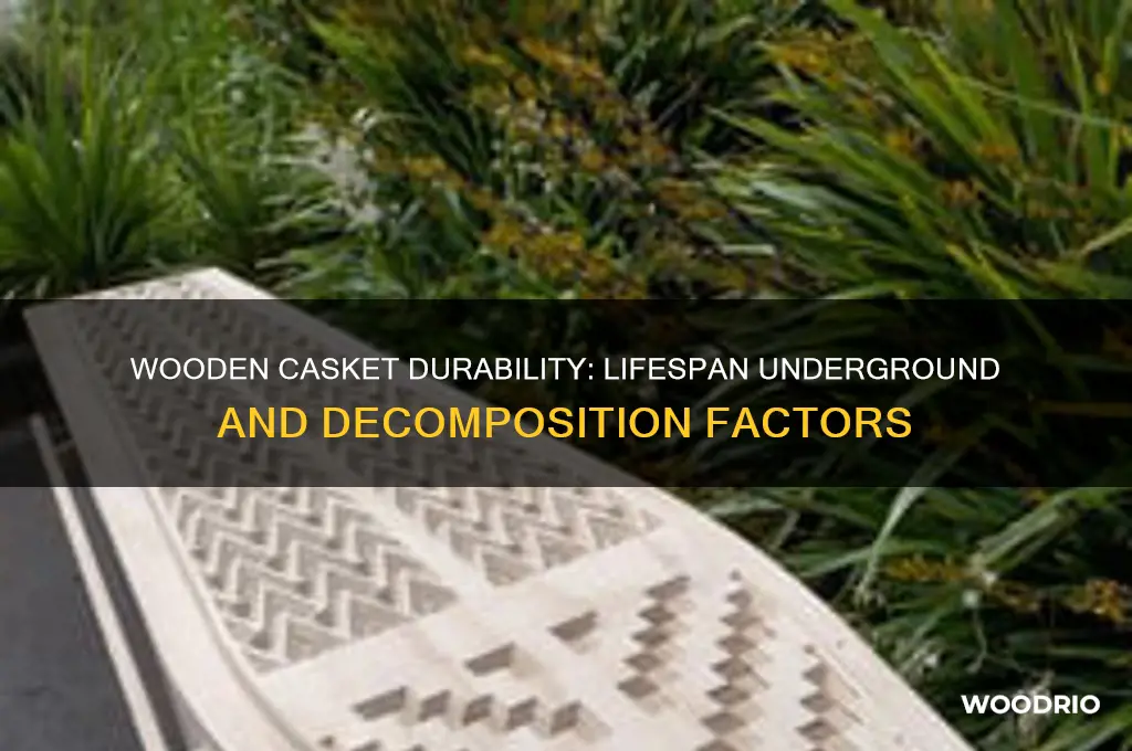 how long does a wooden casket last underground