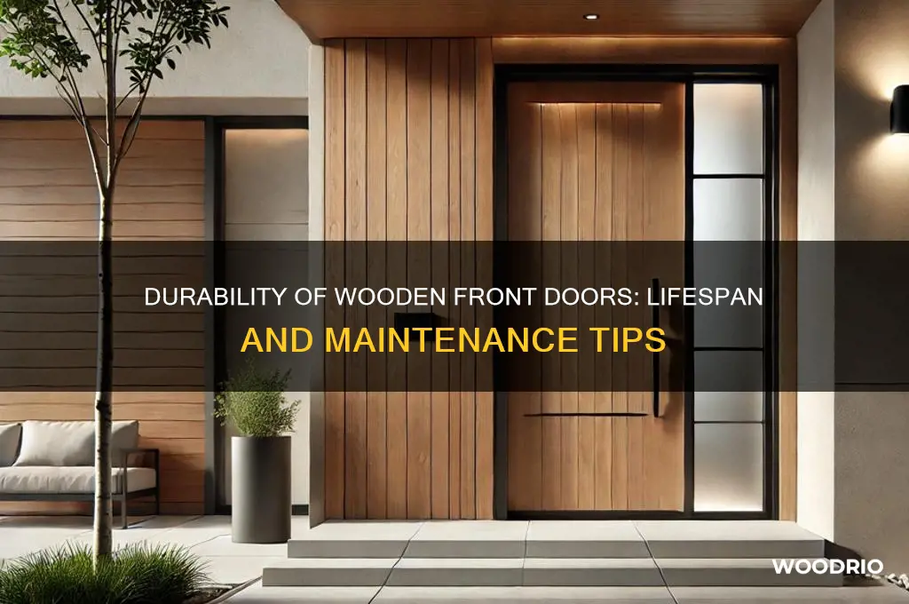 how long does a wooden front door last